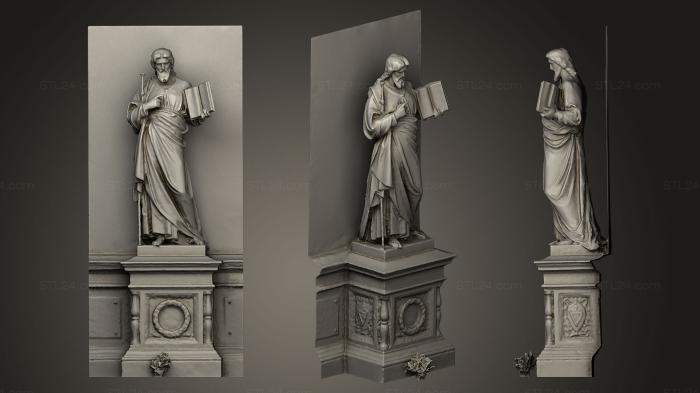 Статуи античные и исторические (Статуя, STKA_1001) 3D модель для ЧПУ станка